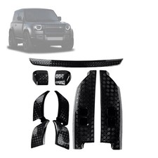 Schwarz Glänzend Chequer