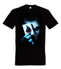 Youth Designz Herren T-Shirt Joker Logo Print Knight Comic Gotham Retro Dark Fun