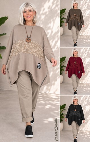 Lagenlook ballon pullover - pullover, m