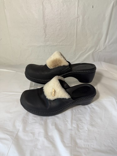 Ecco wedge heel mules - heel,