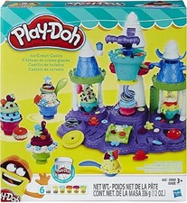 PlayDoh Eis Schloss Knete Set Kinder Mehrfarbig Farbenfroh 6 Dosen ab 3 Jahre