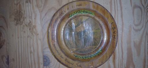 Holz dekoteller rund - holz,