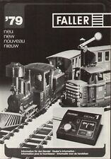 Faller Katalog 1979 Neu Playtrain Information AMS Racing - HO N D E F NL aa