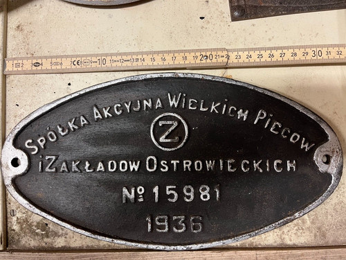 Waggonschild 1936 ostrowikich - 1936,