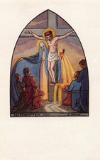 Fleißbildchen Heiligenbild