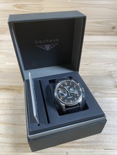 RUHLA Bauhaus TORNADO Chronograph Herrenuhr 10ATM Edelstahl (2770-5/00028/UR)