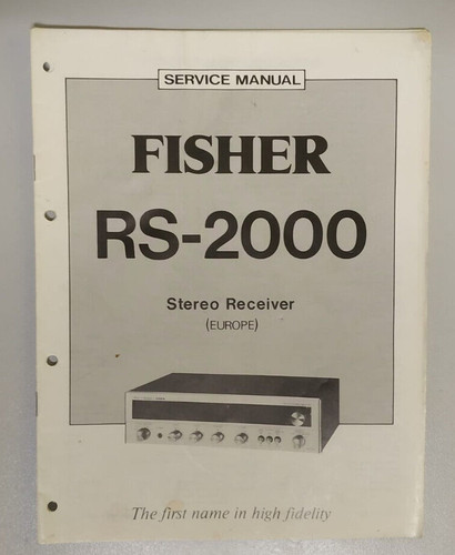 Fisher service manual - fisher,