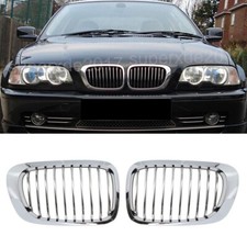 2X Chrom Nieren Kühlergrill