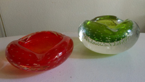 Aschenbecher stck murano - 2x,