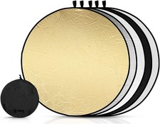 Reflektor 5in1 60cm Rund Faltreflektor Diffusor Lichtreflektor Portrait Foto