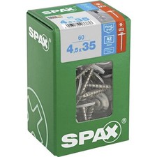 60er Multipack SPAX 4577000450357 Spenglerschraube 4.5 mm 35 mm T-STAR plus