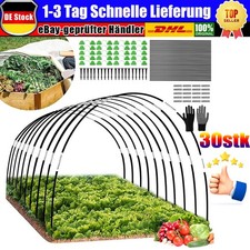 Tunnelbögen Pflanztunnel Hochbeet-Bügel Schwarze Stabil Gartentunnel Flexibel