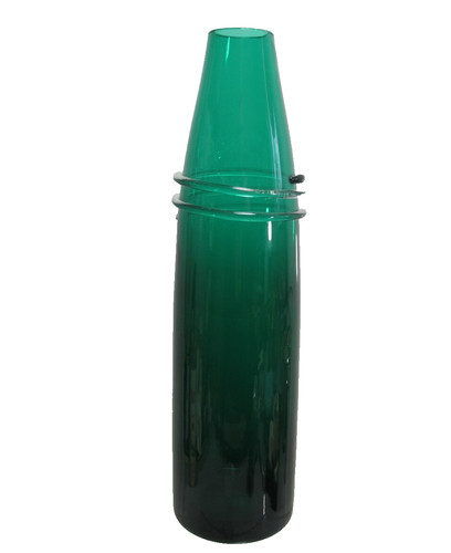 Skandinavische glasvase grün - skandinavische,
