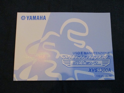 Uso manutenzione yamaha xvs - yamaha,