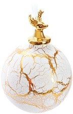 Weihnachtskugel Hirsch