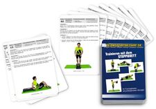 Trainingskarten - Steppbrett Stepper Aerobic Fitness Heimtrainer (30 Workouts)