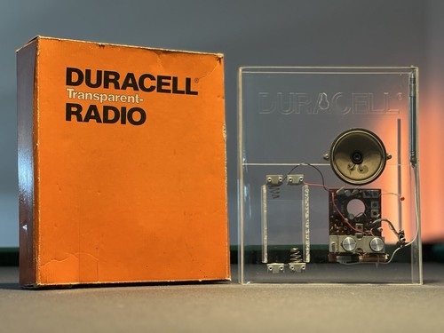 Duracell transparent radio - duracell, transparent-radio