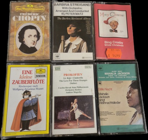 Verschiedene audiokassetten - verschiedene,