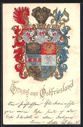 Ansichtskarte wappen von - ansichtskarte,