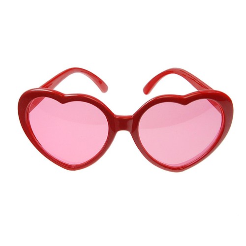 Brille herz rot - 'herz',