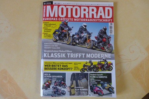 Motorrad zeitschrift 2026 - zeitschrift,, 11/2026