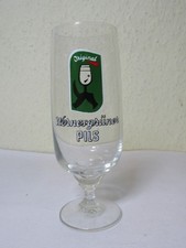 Original Wernesgrüner Pils - DDR Brauerei Bierglas Sammlerglas 0,2 L Sockel 6eck