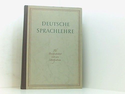 Deutsche sprachlehre für - sprachlehre,