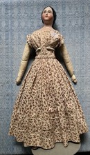 Antike Porzellankopfpuppe (19. Jh.) - China Head Doll - 46 cm