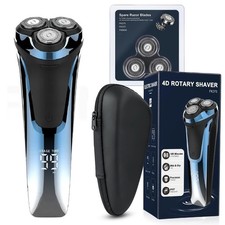 Rasierer Herren Elektrisch Nass 3x Ersatzköpfen Nass- & Trockenrasierer