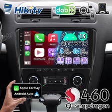 DAB+ CarPlay 4+64G 8Core Android 15 Navi Radio Für Skoda Octavia 2 II 2004-2013