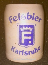 Brauerei Fels Bier Karlsruhe Bierkrug ☀️0,5l ☀️