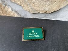 Original  ROLEX TURN-O-GRAPH Aufsteller, Schild ,Logo ,Emblem, Display