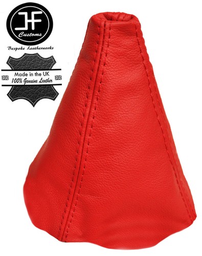 Rot leder schaltmanschette - leder,