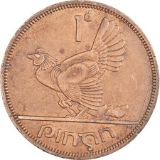 Irland Münze 1965 1 Penny (1