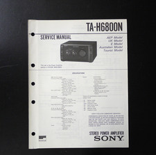 Original SONY TA-H6800N