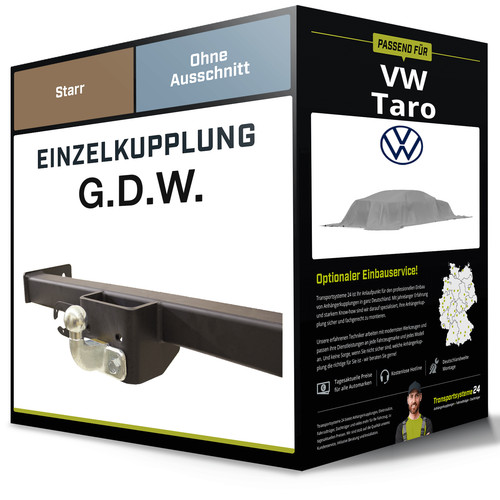 Starre anhängerkupplung für - starre,