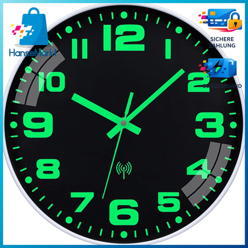 Funk wanduhr leuchtend - funk,