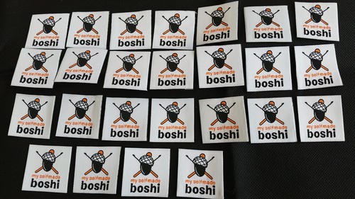 25x boshi label zum - 25x,