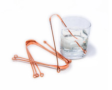 1x Oralflora Ayurveda 100% Kupfer Zungenschaber, Zungenreiniger – Antibakteriell