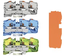 WAGO 3-Leiter-Durchgangsklemmen 16 mm² 2216-1301, 2216-1304, 2216-1307