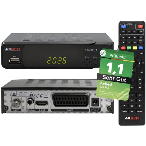 Axred s90 plus sat receiver - axred,