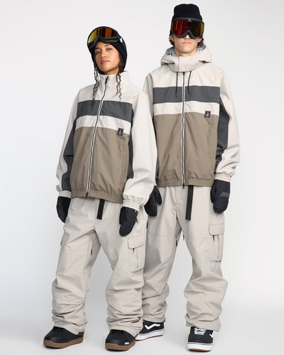 Volcom dlm snow jacket - volcom, stone