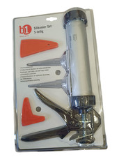 REWE b1 Silikonier Set 5-teilig Silikon-Kartuschenpresse für Heimwerker OVP