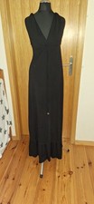 Langes schwarzes, schlichtes Kleid Größe S, Einmal gewaschen,  aber nie getragen