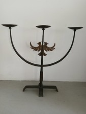 Kerzenständer - Kerzenleuchter - Eisen - Schmiedeeisen - Antik - 3 Kerzen