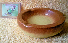 Keramik Aschenbecher Steingut Steinzeug Antik Retro Alt