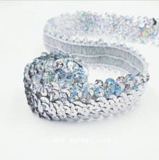 2m x 30mm Pailettenborte