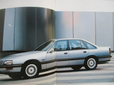 Opel Senator B Prospekt +CD Katalog 110kw 2.6i,3.0i 130kw +24V 150kw 8/1990