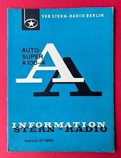 DDR RFT Information VEB Stern