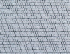 Faller 170646 (121,44€/m²) Kopfsteinpflaster-Platz, selbstklebend, 480 x 240 mm